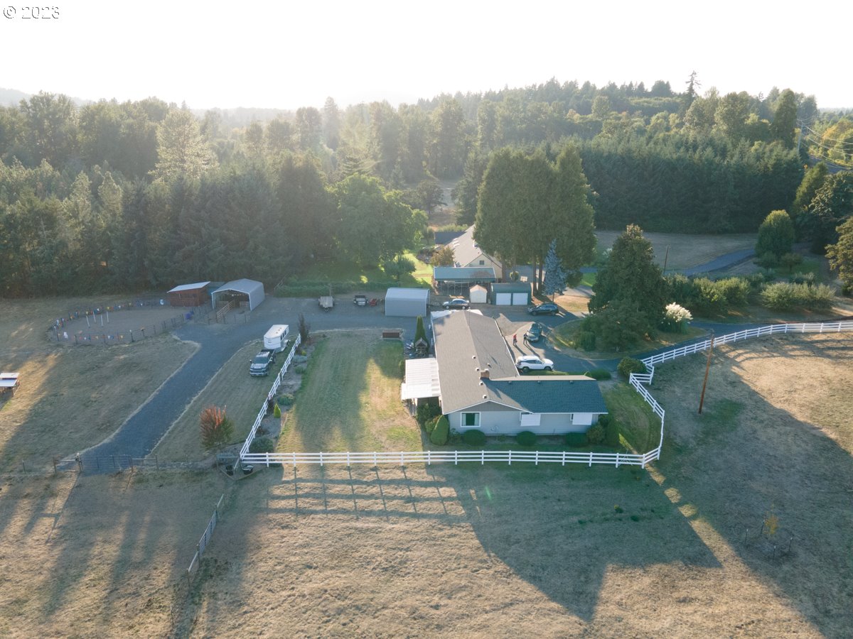 5279 Jasper Road Springfield, OR 97478 - Photo 45 of 48 an aerial view of a house with a yard