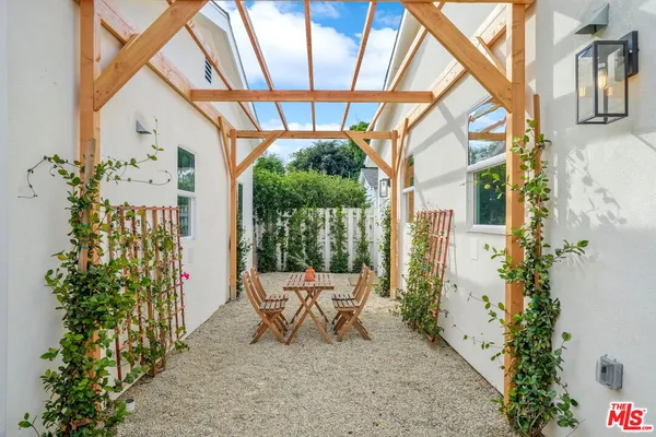 a view of a house with a patio