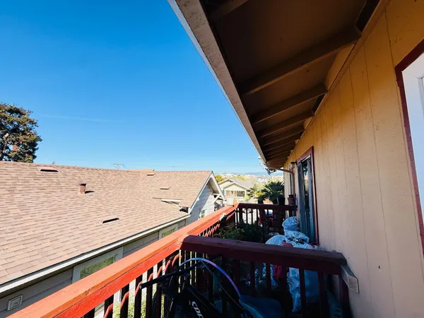 a view of stairs and an outdoor space