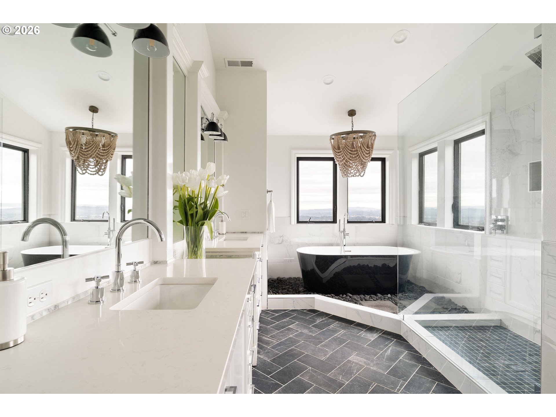 10230 Northwest Gloaming Lane Portland, OR 97229 - Photo 21 of 48 a living room with a couch and a potted plant