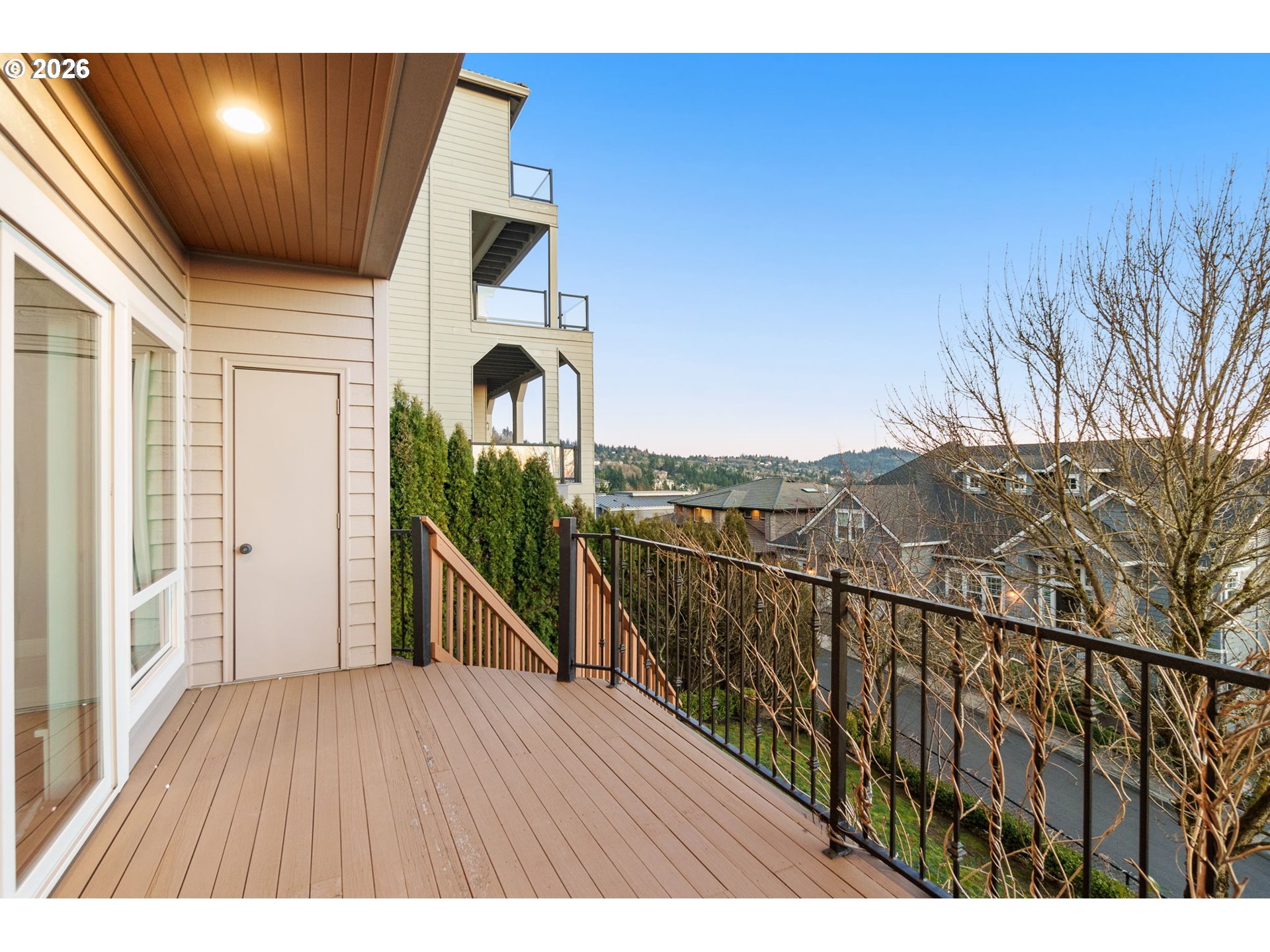 10230 Northwest Gloaming Lane Portland, OR 97229 - Photo 40 of 48 a view of balcony with furniture