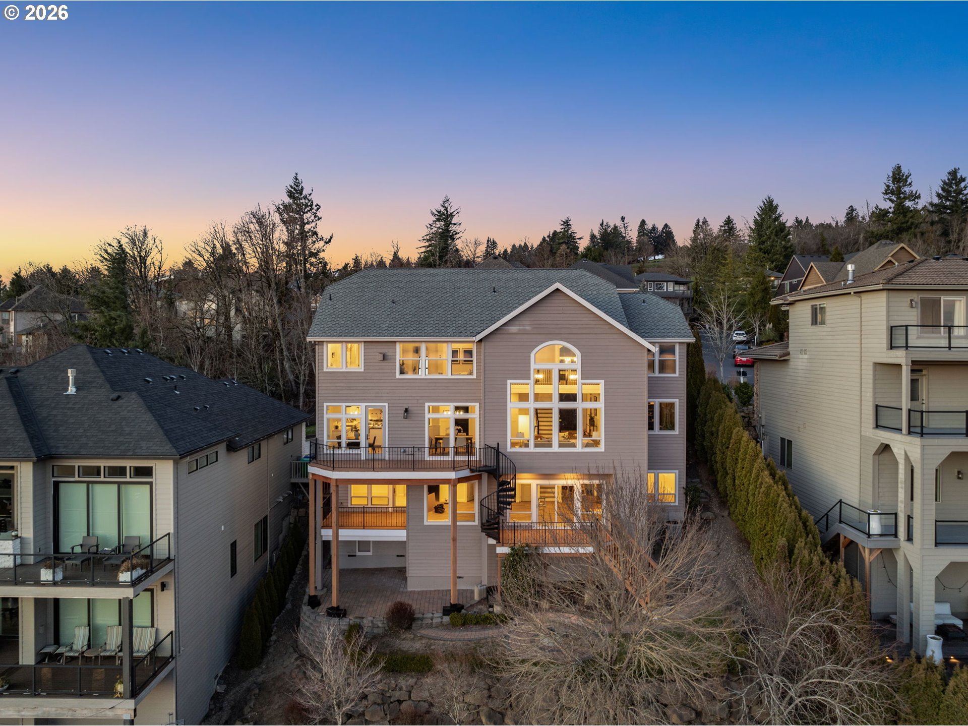 10230 Northwest Gloaming Lane Portland, OR 97229 - Photo 46 of 48 a front view of a house with a yard