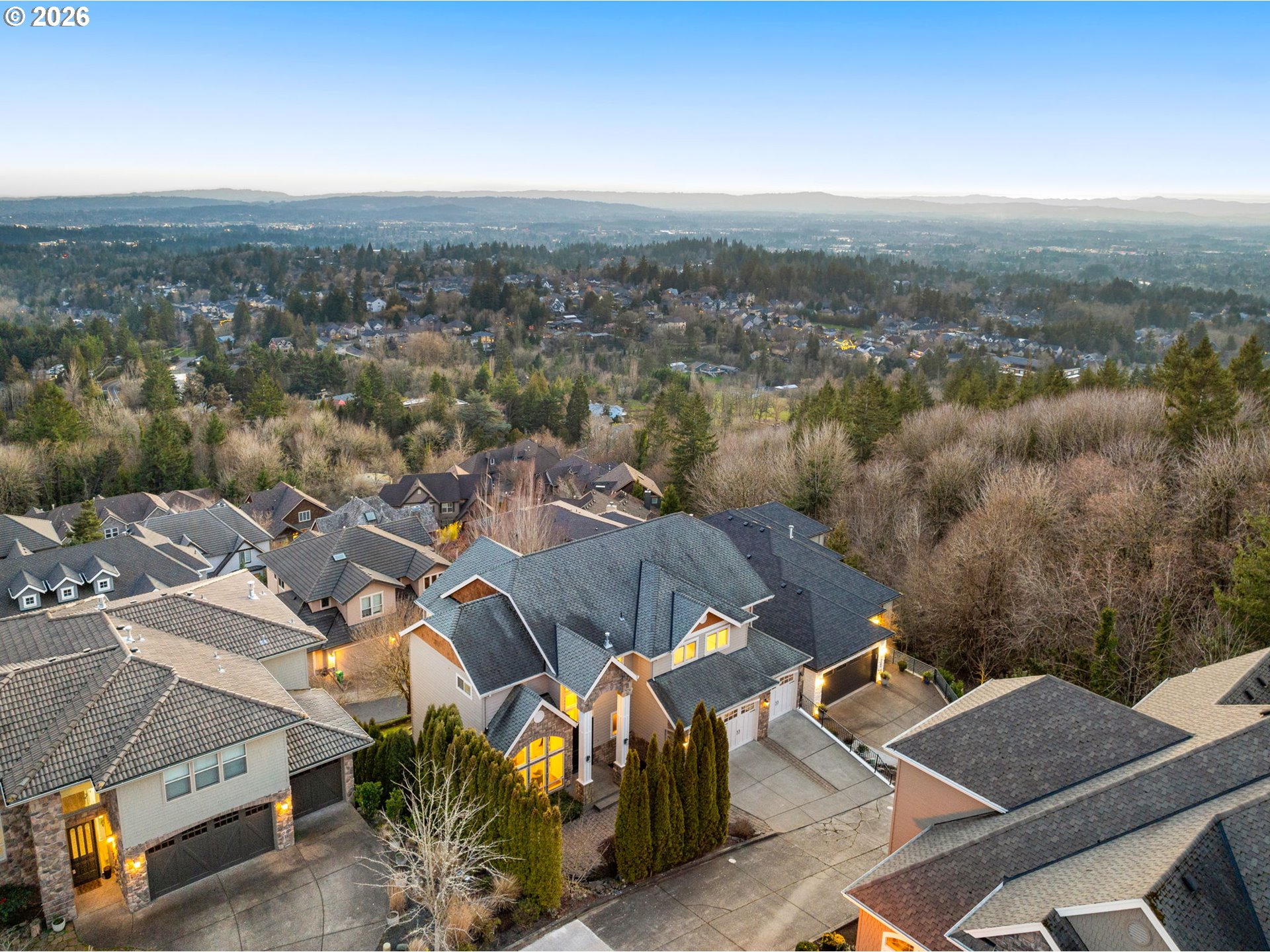 10230 Northwest Gloaming Lane Portland, OR 97229 - Photo 47 of 48 an aerial view of a city with lots of residential buildings