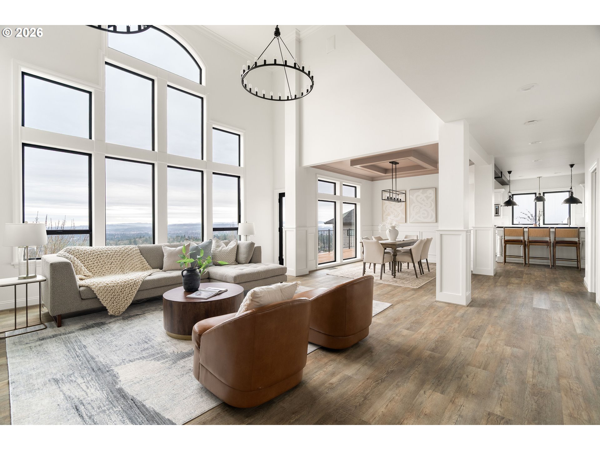 10230 Northwest Gloaming Lane Portland, OR 97229 - Photo 8 of 48 a living room with furniture and a large window