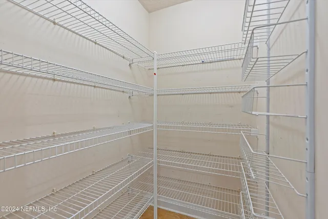 a view of a closet