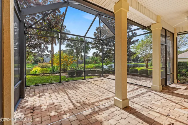 a view of entrance door