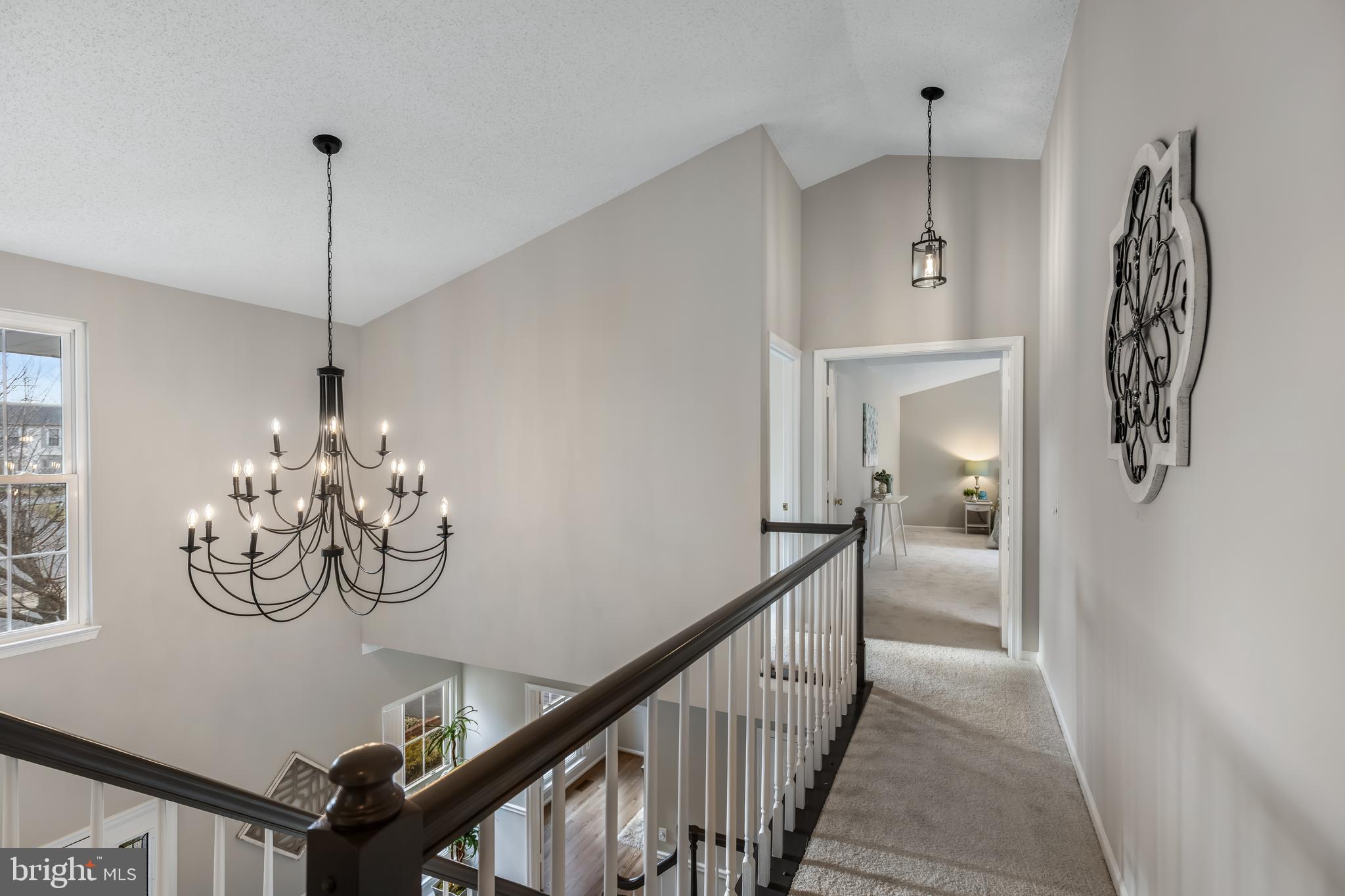 2796 Maple Ridge Drive Woodbridge, VA 22192 - Photo 37 of 90 Upstairs Hallway Overlooking Foyer