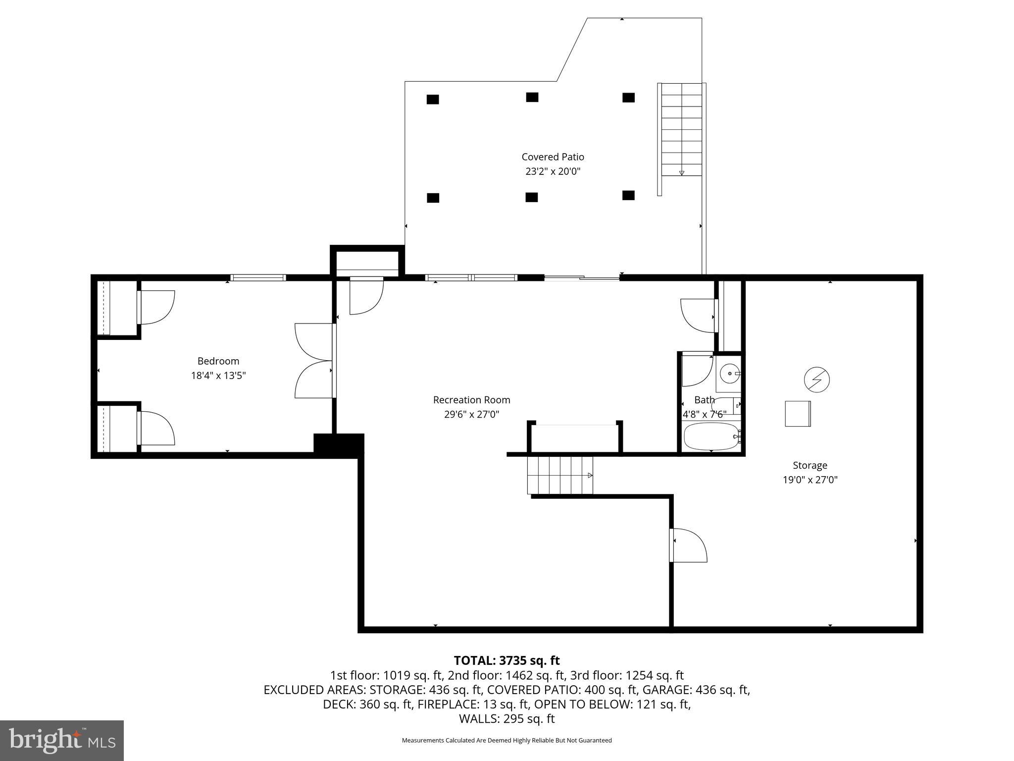 2796 Maple Ridge Drive Woodbridge, VA 22192 - Photo 90 of 90 Floor Plan- Lower Level