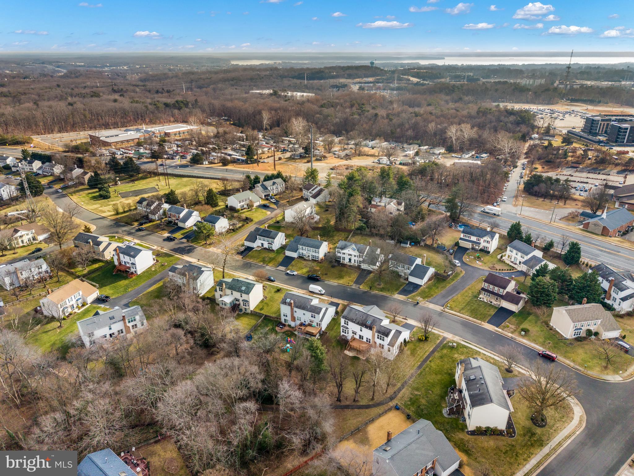 2796 Maple Ridge Drive Woodbridge, VA 22192 - Photo 82 of 90 Aerial View of Neighborhood
