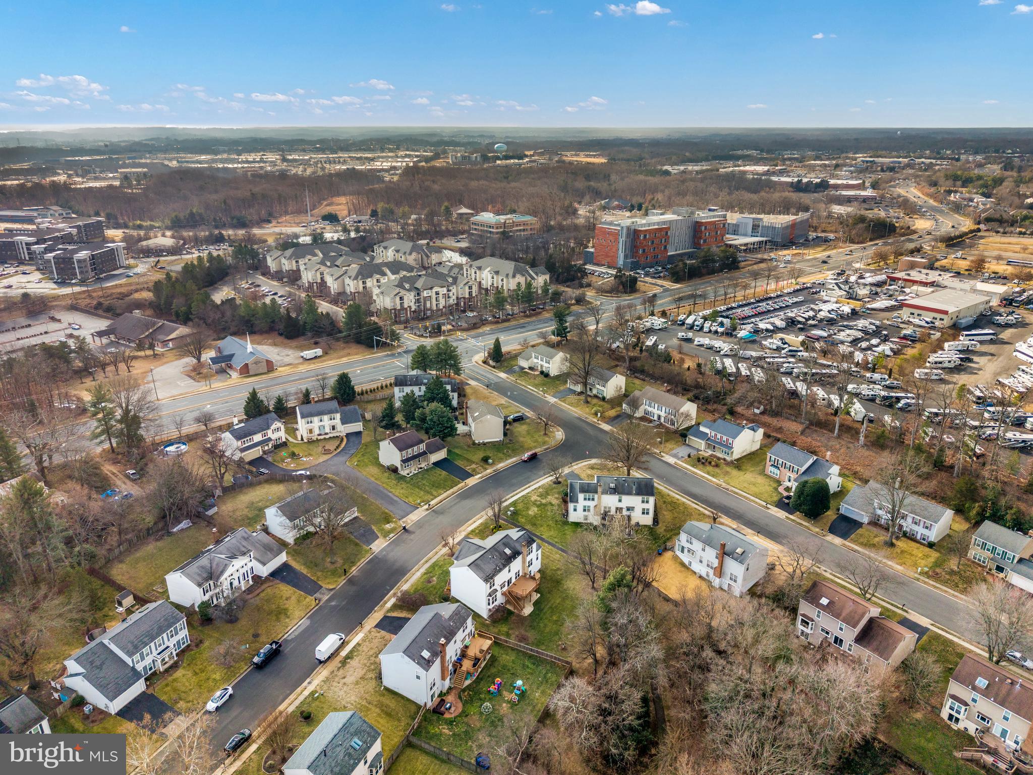2796 Maple Ridge Drive Woodbridge, VA 22192 - Photo 83 of 90 Aerial View of Neighborhood