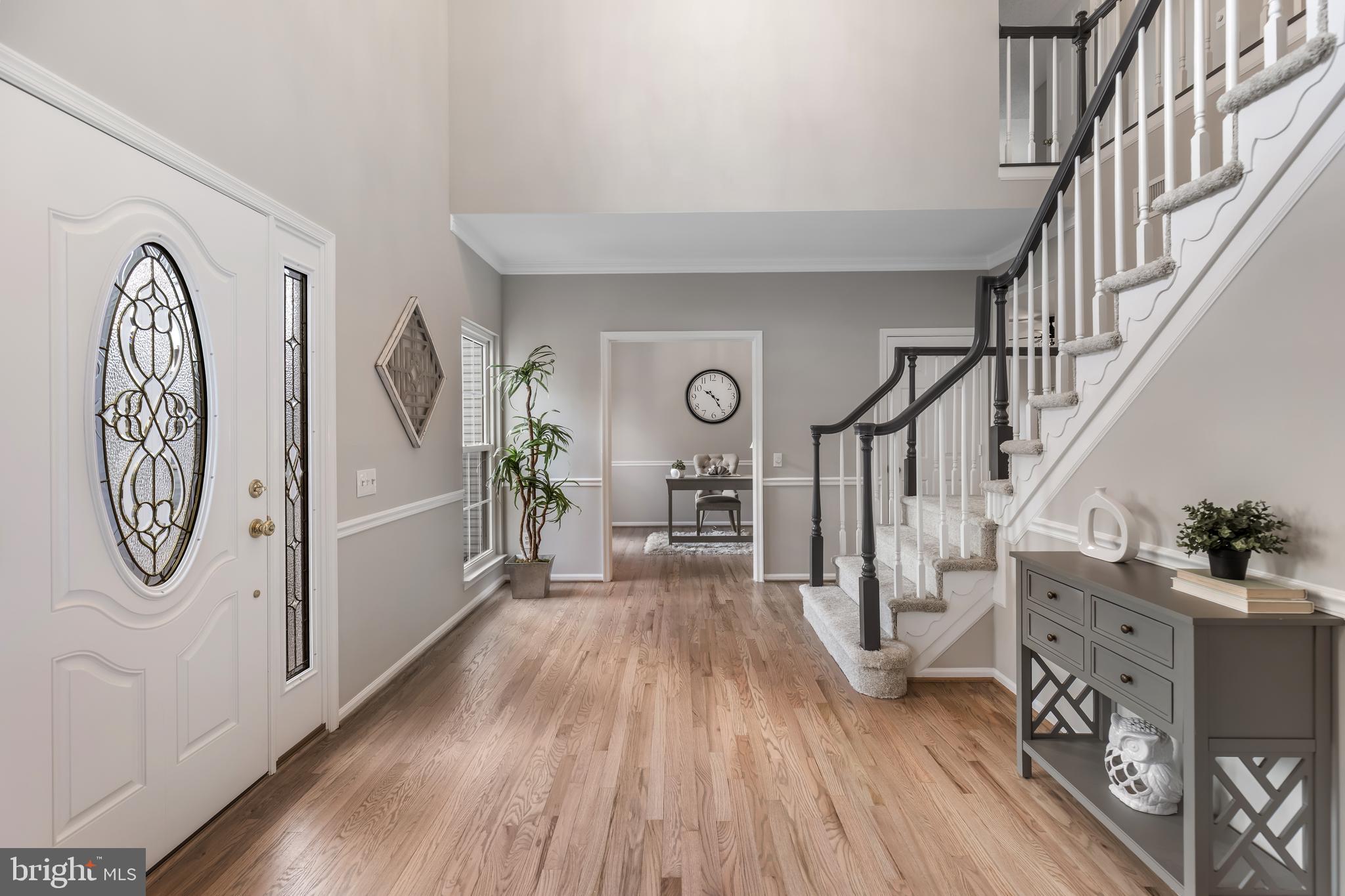 2796 Maple Ridge Drive Woodbridge, VA 22192 - Photo 10 of 90 Foyer with Beautiful Refinished Hardwood Floors