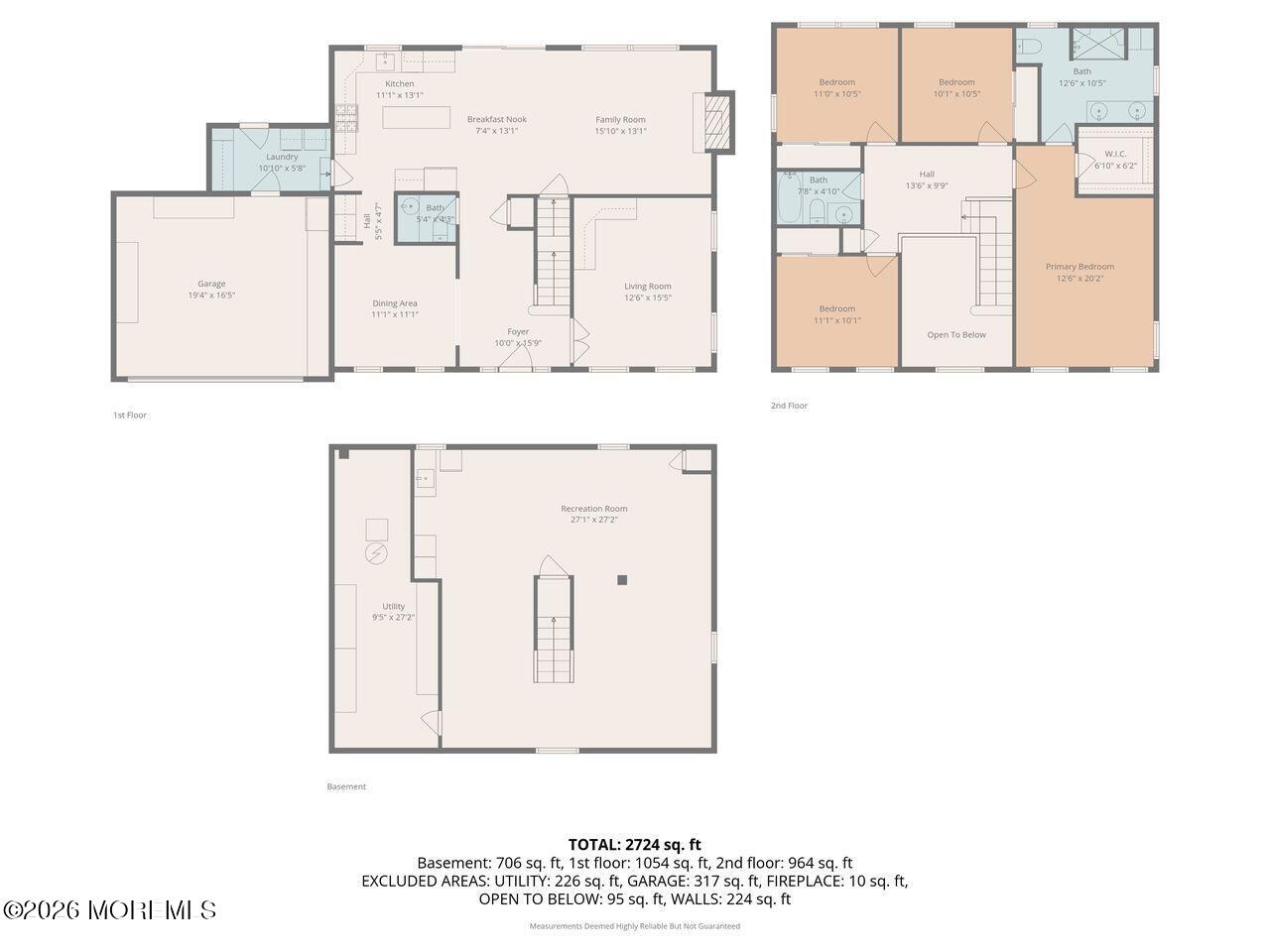 30 Sweet Gum Road Howell, NJ 07731 - Photo 42 of 42 All floors plan