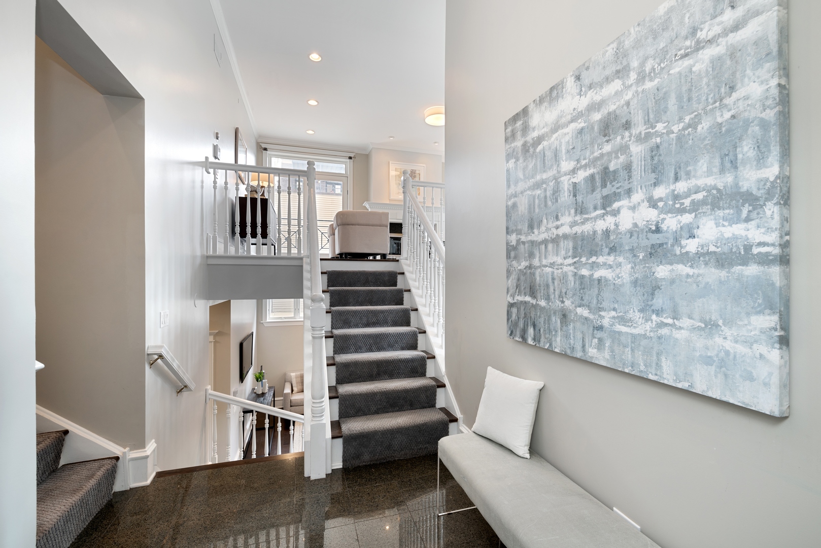1503 North Mohawk Street, Unit 1E Chicago, IL 60610 - Photo 2 of 25 a view of entryway and hall with wooden floor
