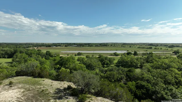a view of a lake with houses