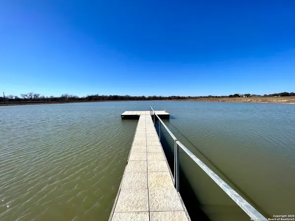 a view of outside space with a lake view