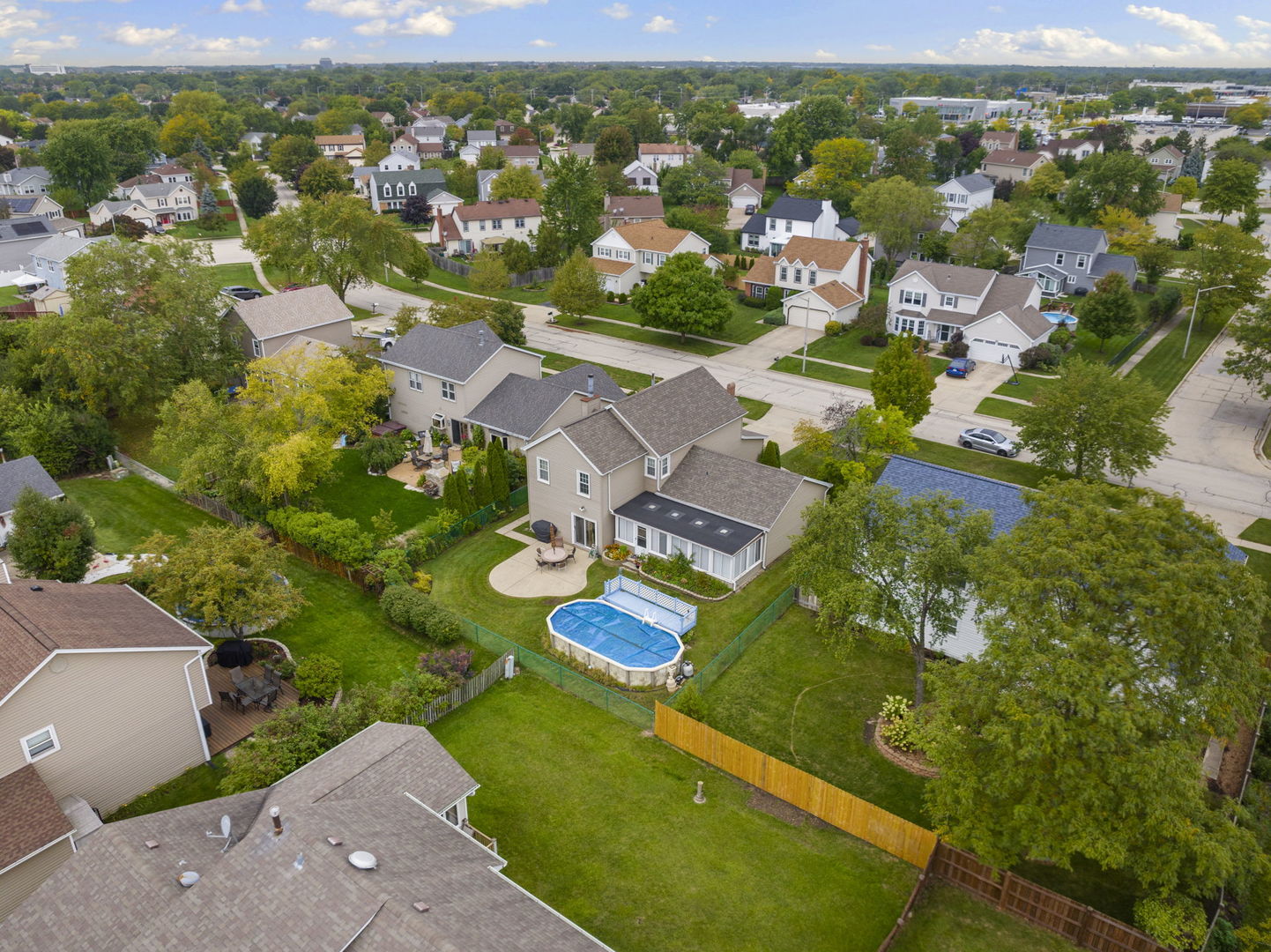 1085 John Drive Hoffman Estates, IL 60169 - Photo 2 of 41 an aerial view of residential houses with outdoor space