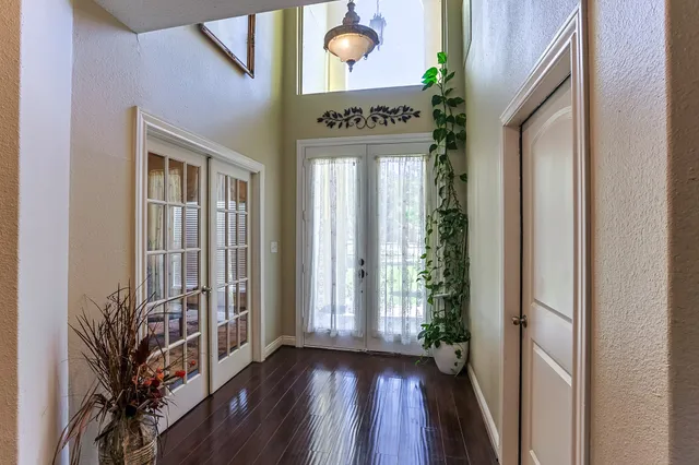 a view of a entryway door of the house