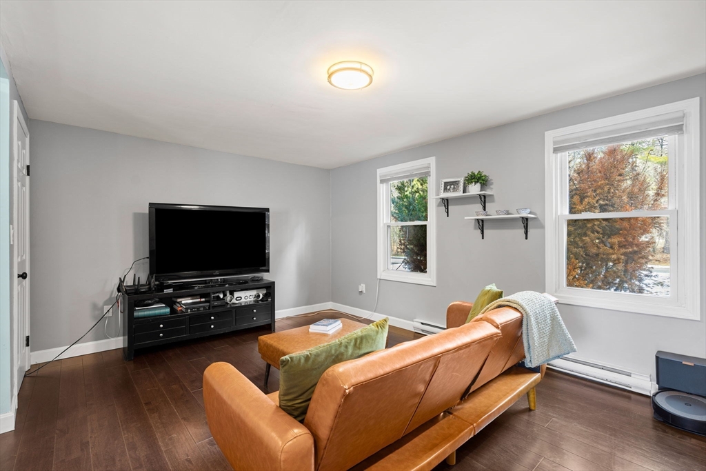 3-5 Roxanne Road Groton, MA 01450 - Photo 7 of 28 a living room with furniture and a flat screen tv
