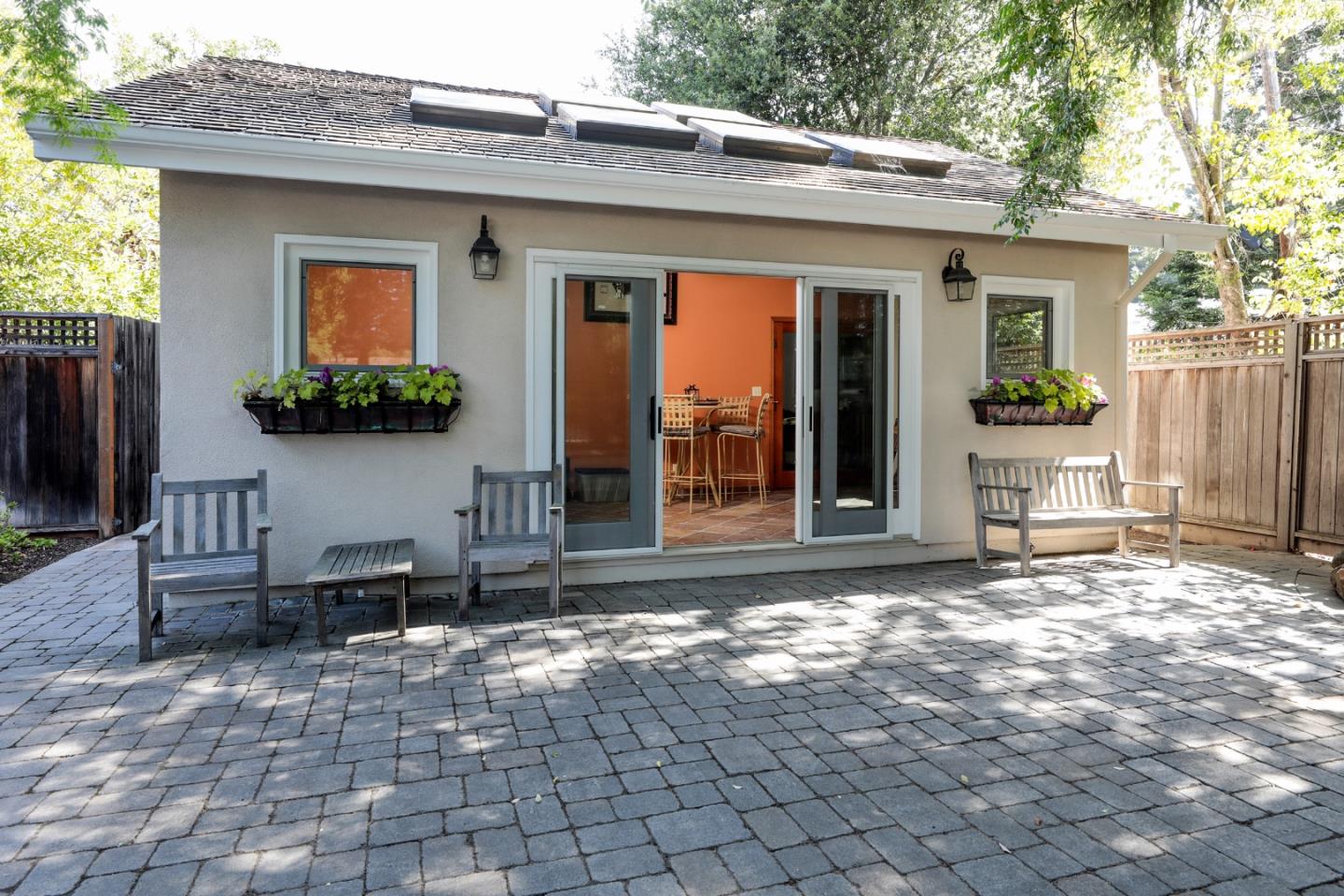 50 Barry Lane Atherton, CA 94027 - Photo 28 of 38 a view of a house with backyard and porch