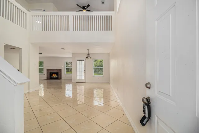 a view of a livingroom with a bathtub
