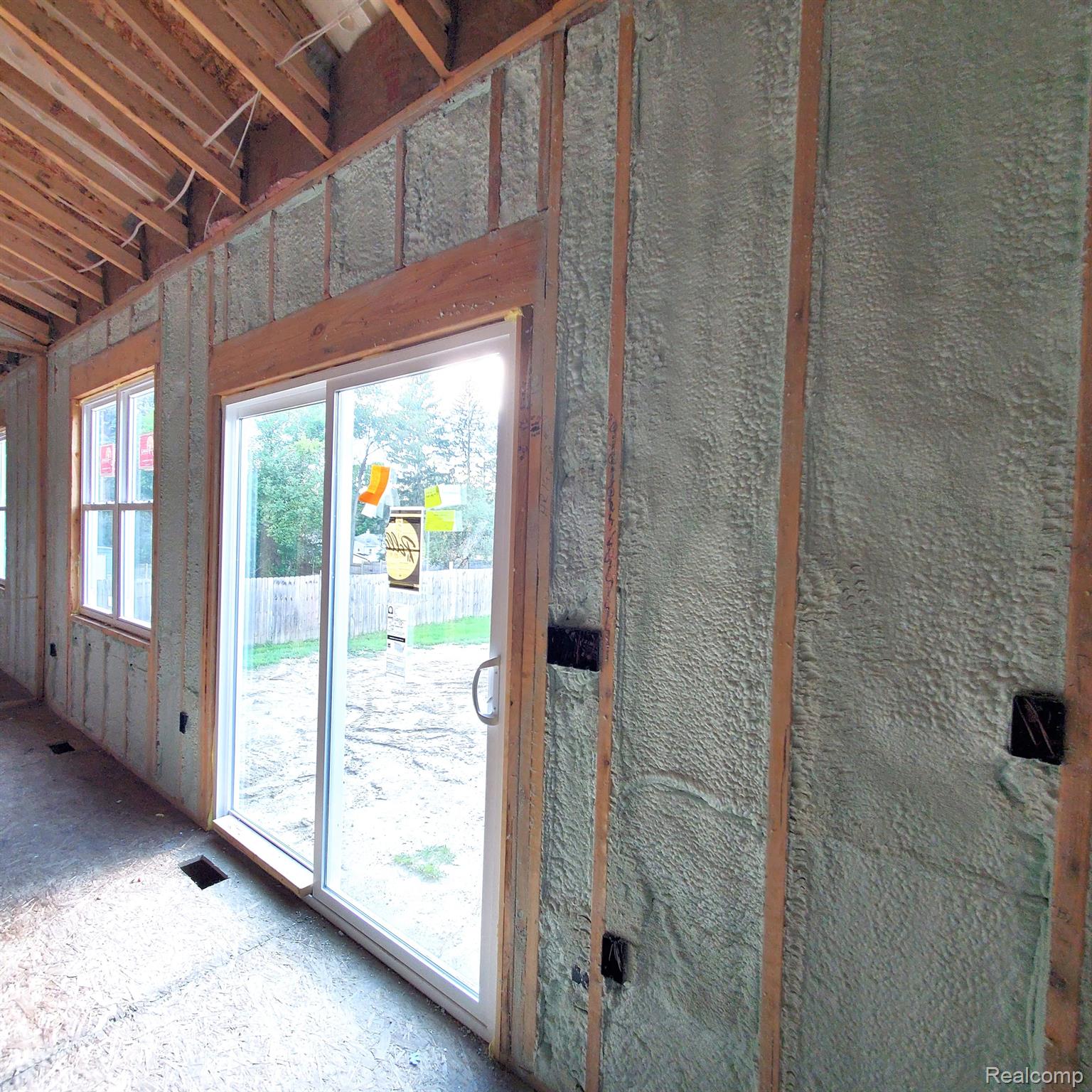 6115 North Irish Road Davison, MI 48423 - Photo 8 of 15 Energy efficien R-21 spray foam insulation in wall
