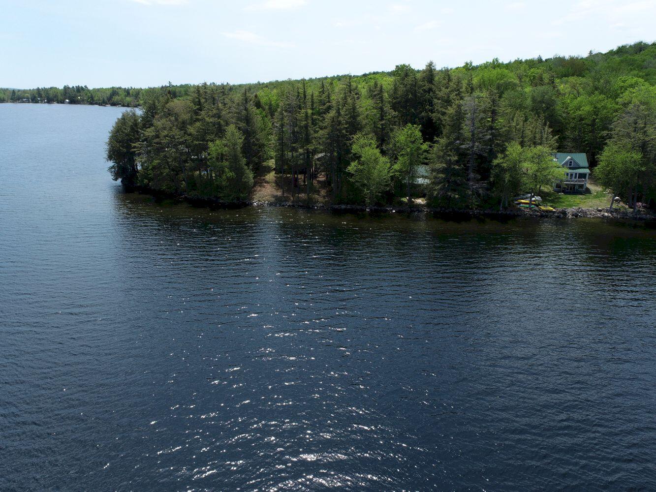 11-12 Rocky Point Road Embden, ME 04958 - Photo 64 of 75 View of camp 2 from water (2)