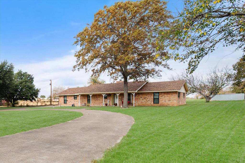 3641 Lucy Trimble Road Burleson, TX 76028 - Photo 1 of 1 Circle drive and long driveway to the workshop offer plenty of places for parking when entertaining.