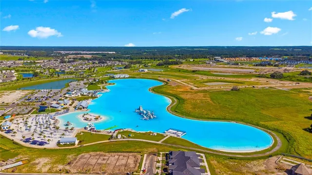 a view of an ocean and beach