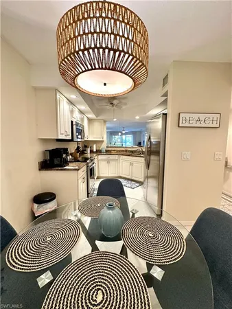 a view of a room with furniture