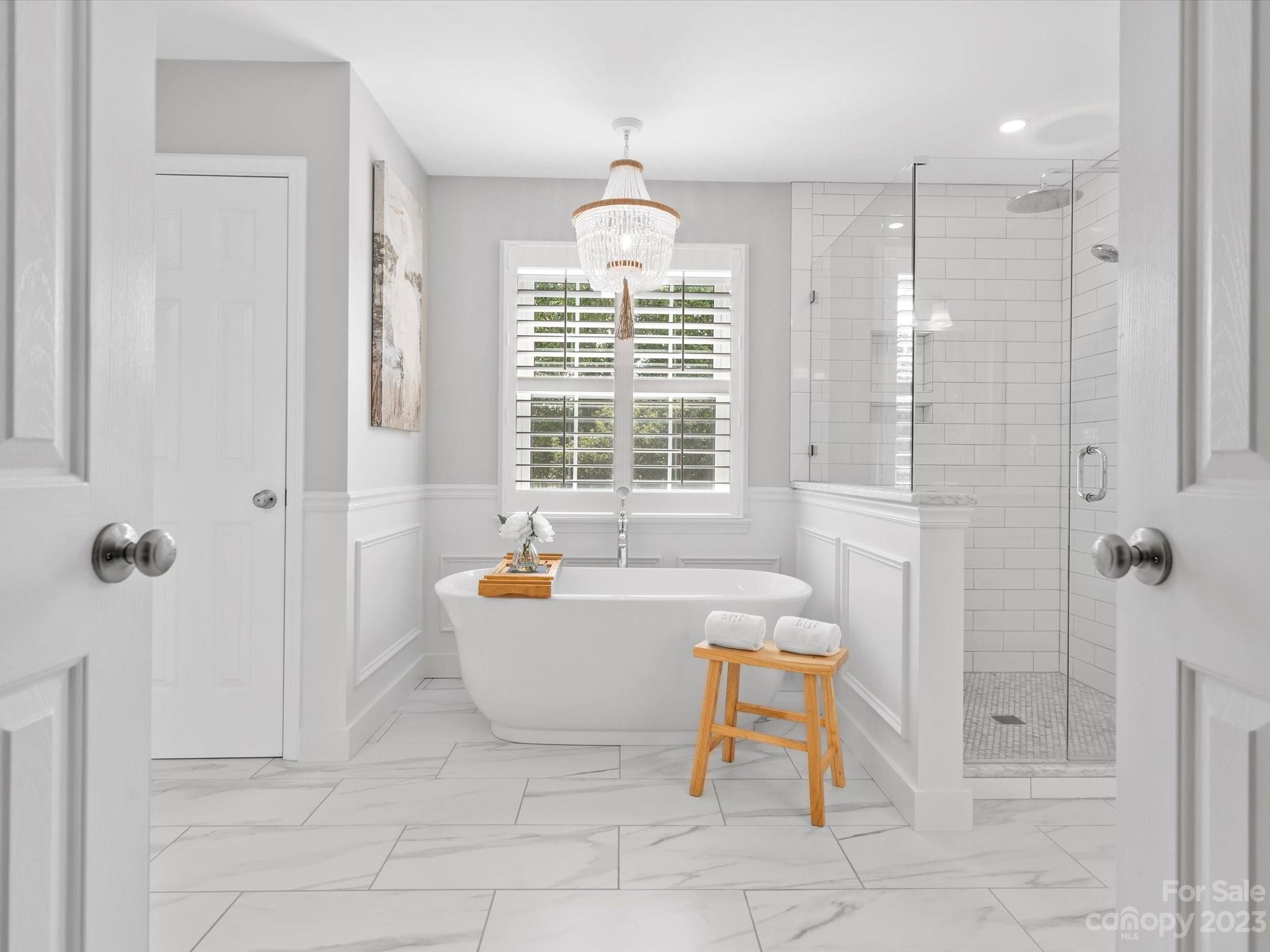 815 Circle Trace Road Monroe, NC 28110 - Photo 29 of 48 a spacious bathroom with a bathtub and shower