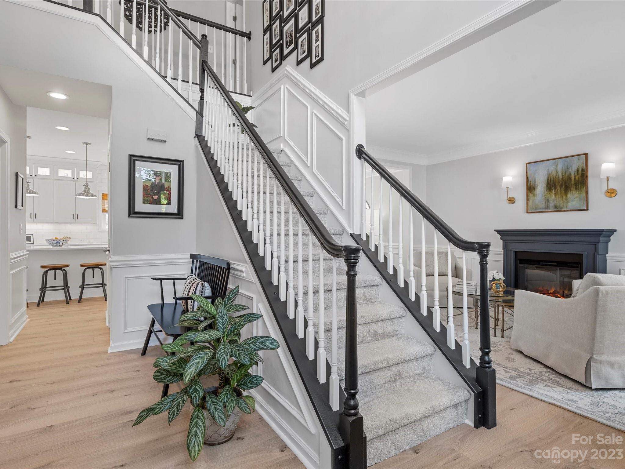 815 Circle Trace Road Monroe, NC 28110 - Photo 4 of 48 a view of entryway and hall with wooden floor