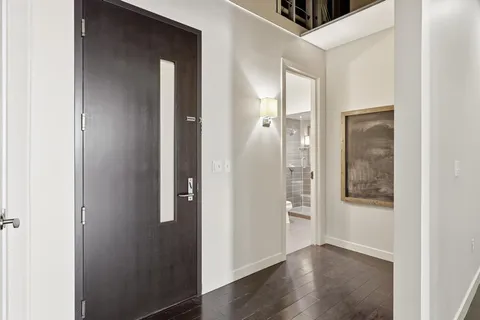 a view of a walk in closet