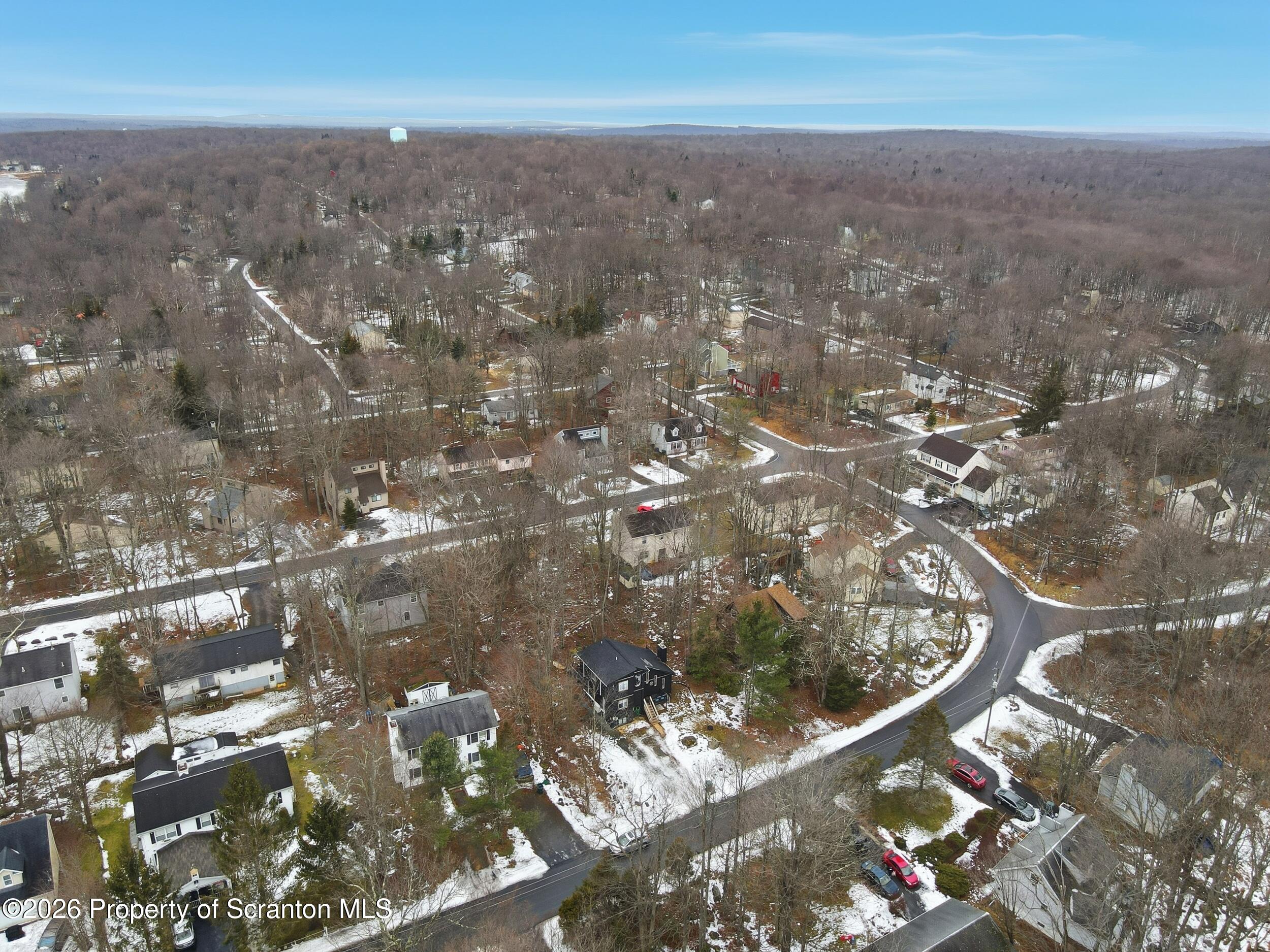 1379 Winding Way Tobyhanna, PA 18466 - Photo 43 of 51 an aerial view of residential houses with city view