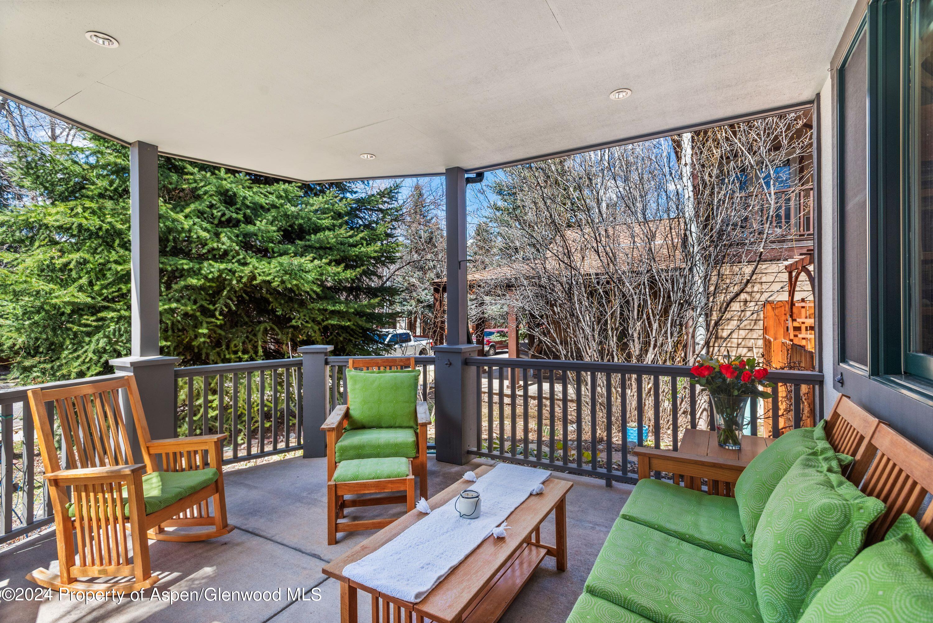 325 Summerset Lane, Unit A Basalt, CO 81621 - Photo 2 of 22 a view of a chairs in back deck