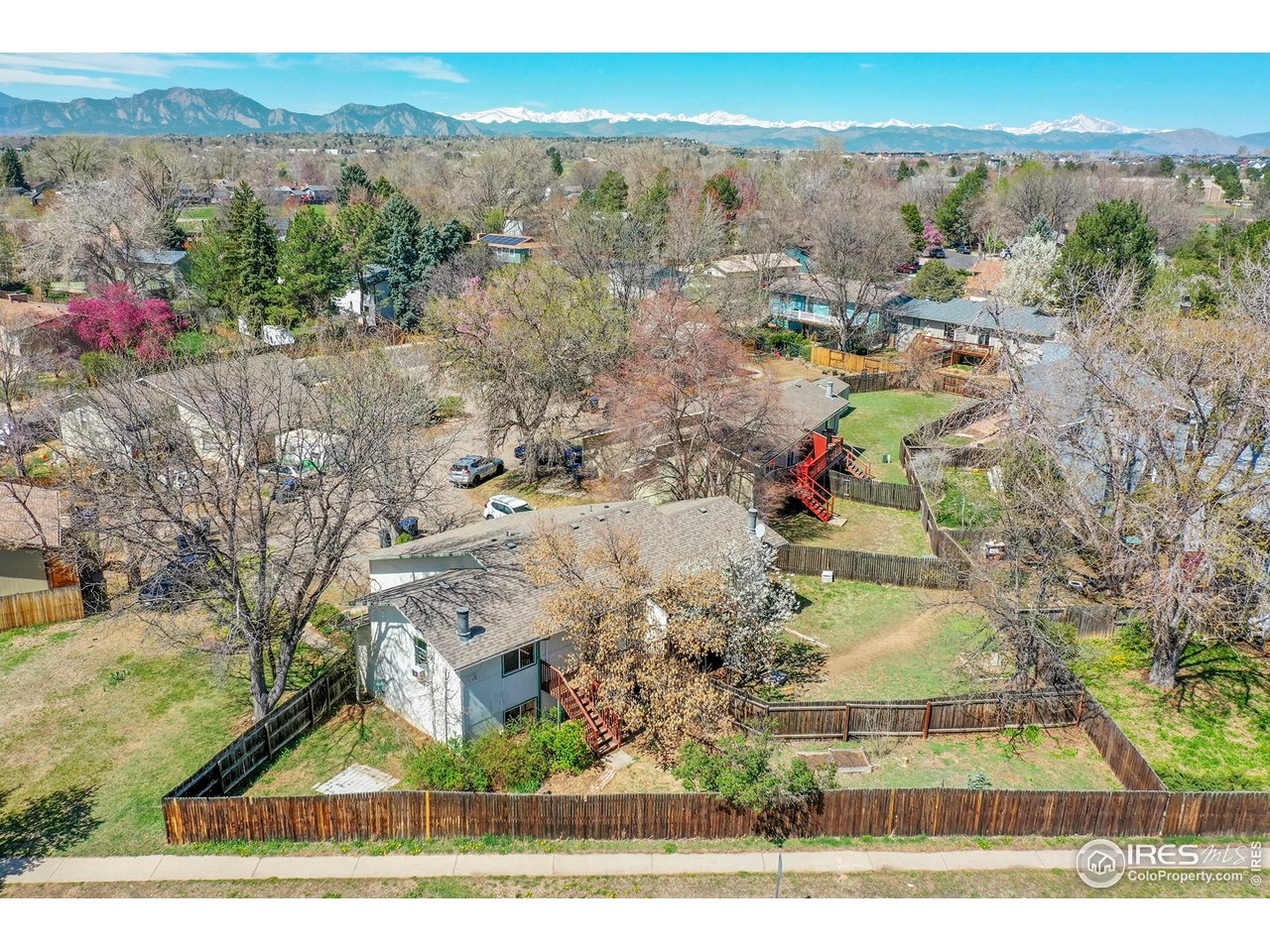 1209 Centaur Circle, Unit B Lafayette, CO 80026 - Photo 28 of 36 an aerial view of residential houses with outdoor space