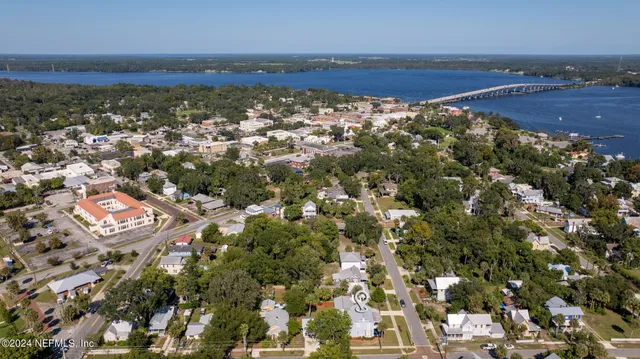 an aerial view of a city with lots of residential buildings