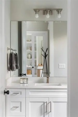a view of a dining room with furniture and window