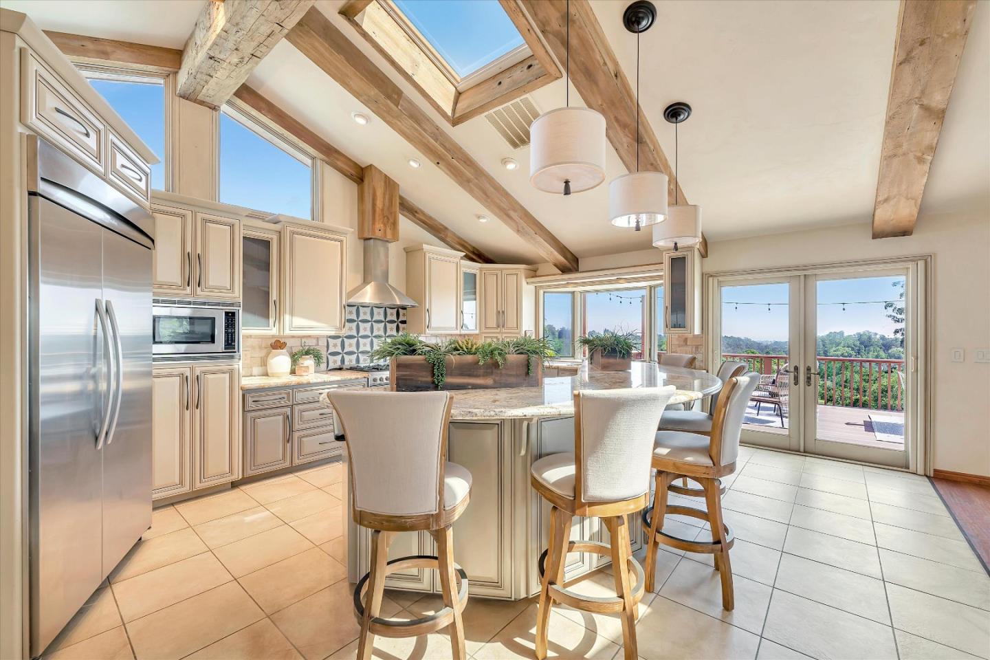 521 Amigo Road Soquel, CA 95073 - Photo 14 of 39 a kitchen with a table chairs and entryway