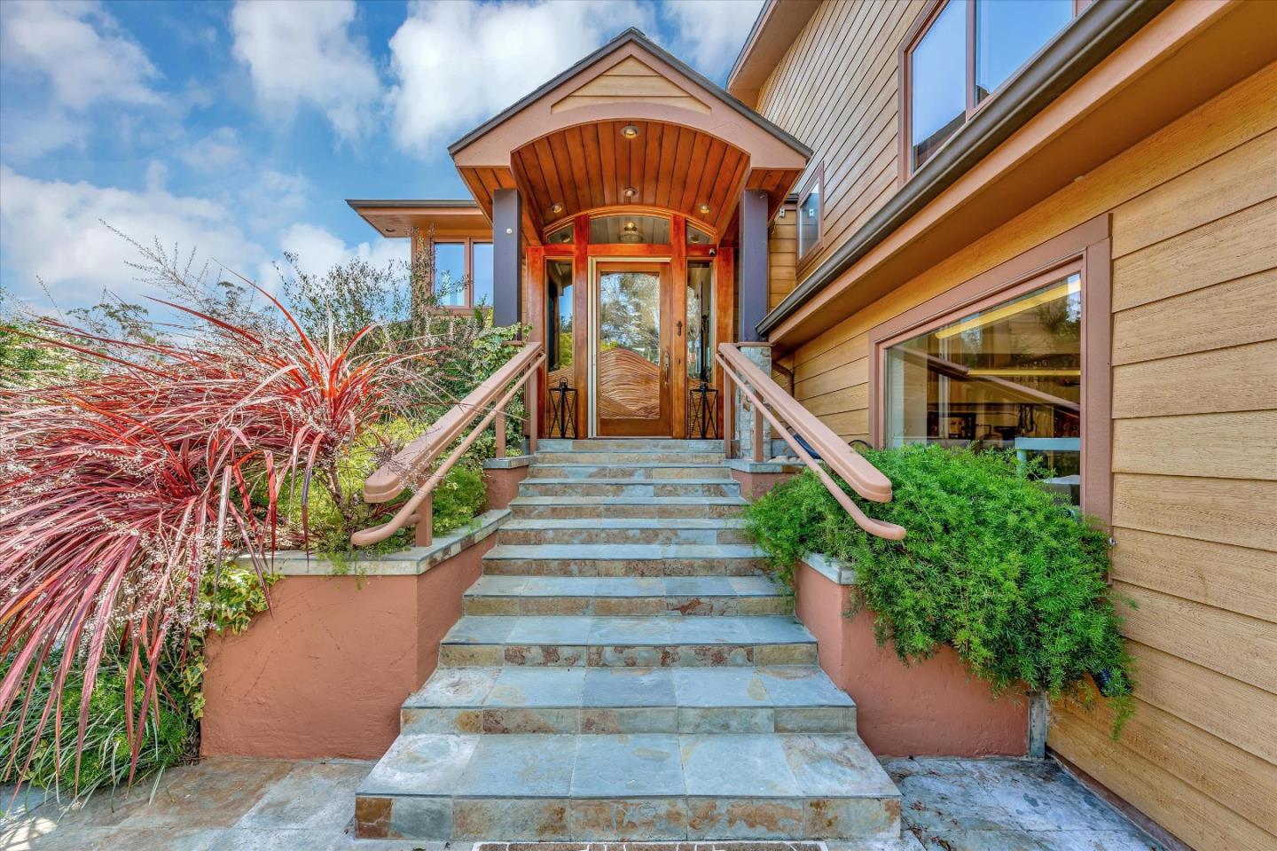 521 Amigo Road Soquel, CA 95073 - Photo 4 of 39 a view of entryway with flower pots