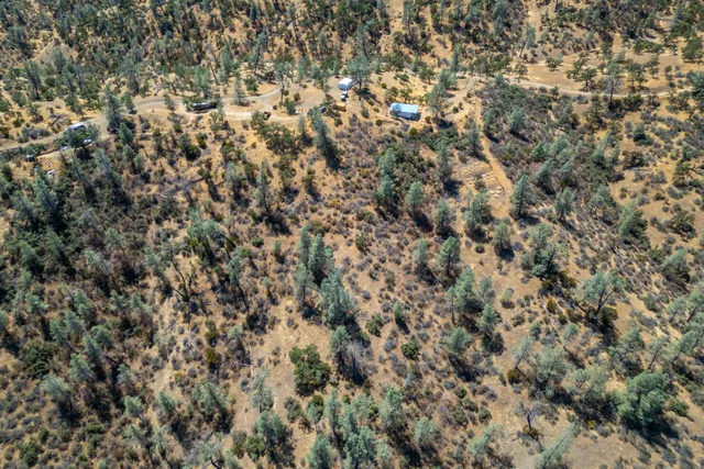 a view of a yard with an outdoor space
