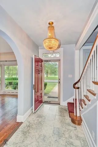 a view of an entryway