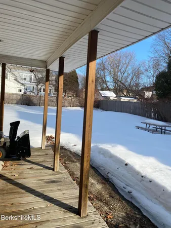 a view of a storage room
