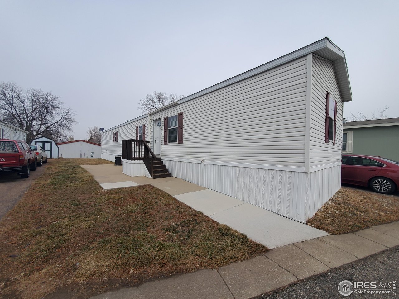 a view of a house with a patio