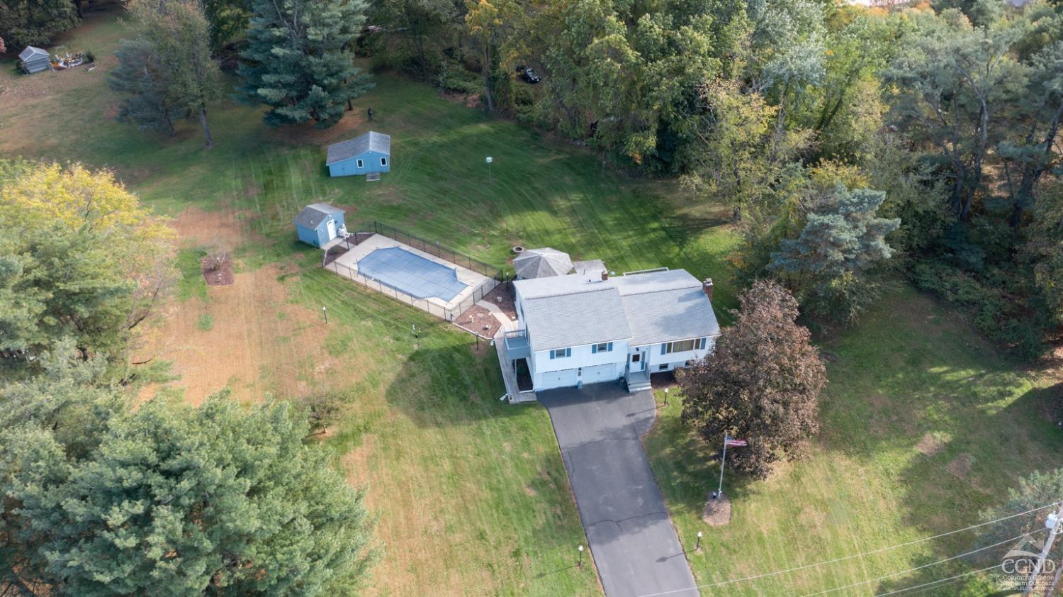 28 Allen Circle Stuyvesant, NY 12106 - Photo 33 of 41 an aerial view of a house with a yard