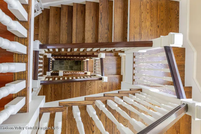a view of kitchen with wooden floor