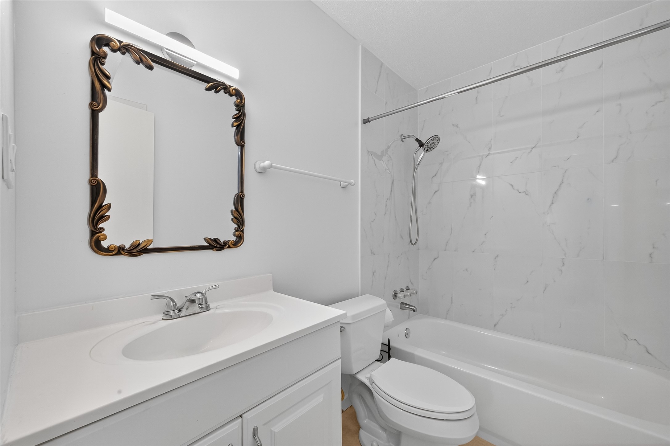 6201 Ranchester Drive, Unit 29 Houston, TX 77036 - Photo 25 of 33 a bathroom with a sink toilet and shower