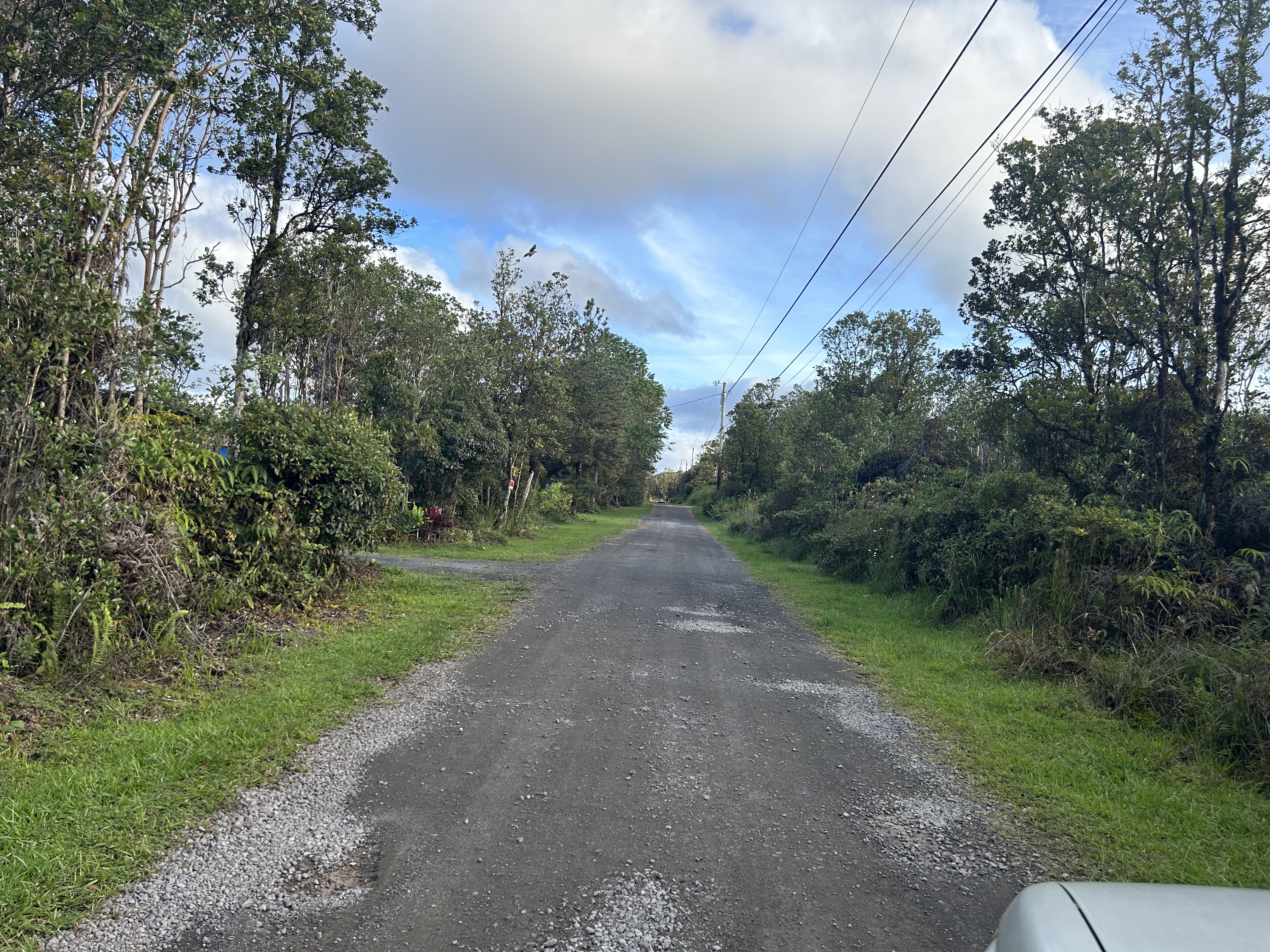 19 Mailenani Road Mountain View, HI 96771 - Photo 2 of 8 a view of a road with a yard