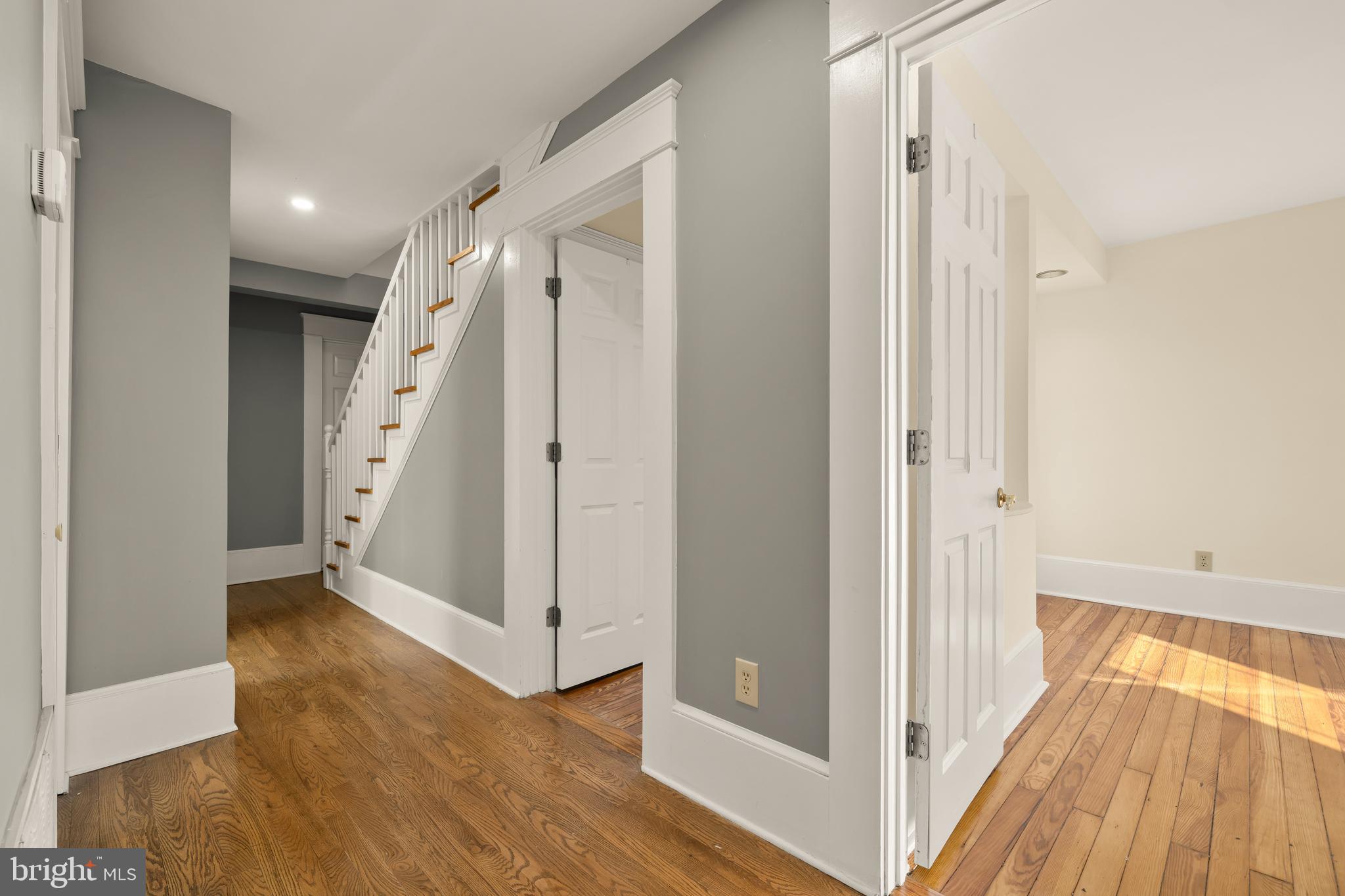 1308 Lawrence Street Northeast Washington, DC 20017 - Photo 32 of 43 a view of a hallway with wooden floor