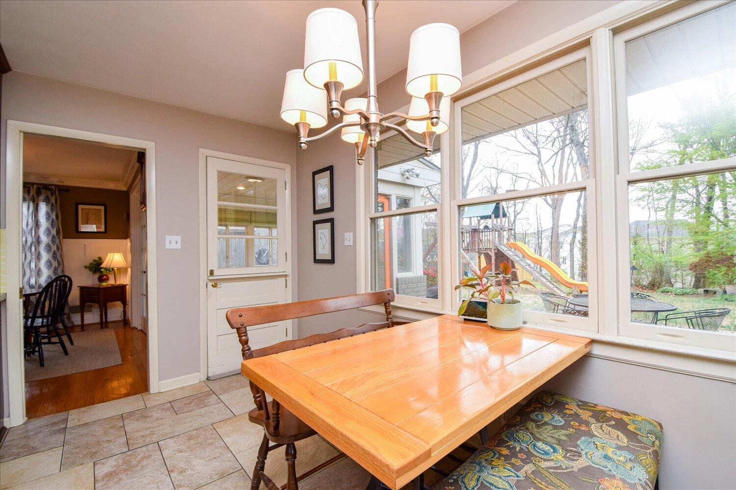 3068 Sedgefield Road Southwest Roanoke, VA 24018 - Photo 14 of 36 a dining room with table and chairs