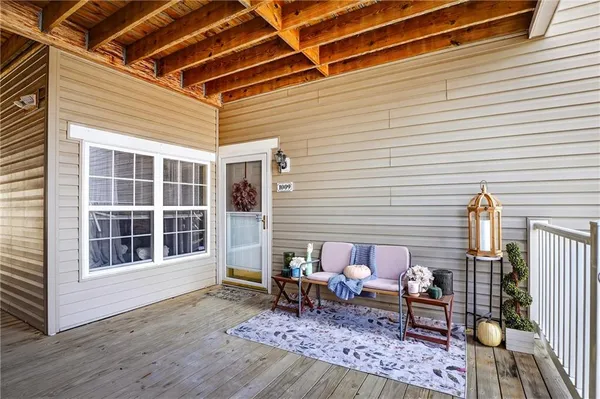 a outdoor space with furniture